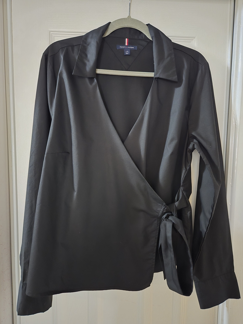 Tommy Hilfiger Black Wrap Jacket
